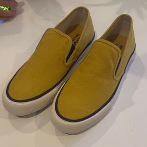 Seavees & Taylor Stitch Yellow Slip-On Canvas Shoes (BNWT)